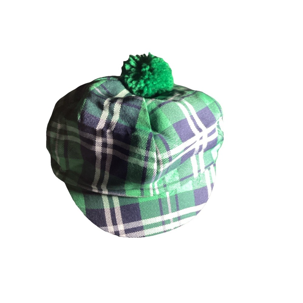 Irish Lad Plaid Kids Hat Green & Plaid One Size (8 Inches Diameter) Golf Boys Co